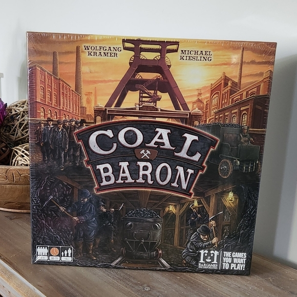 🎲🏭 Coal Baron Board Game Brand New, Factory Sealed! Perfect family game night - Picture 12 of 13